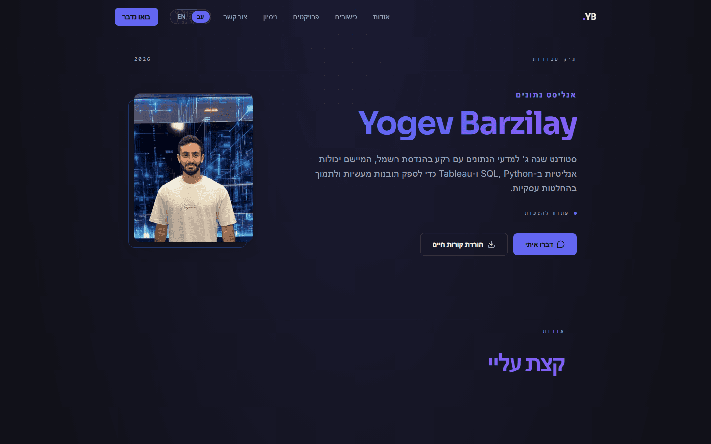האתר האישי של יוגב ברזילי